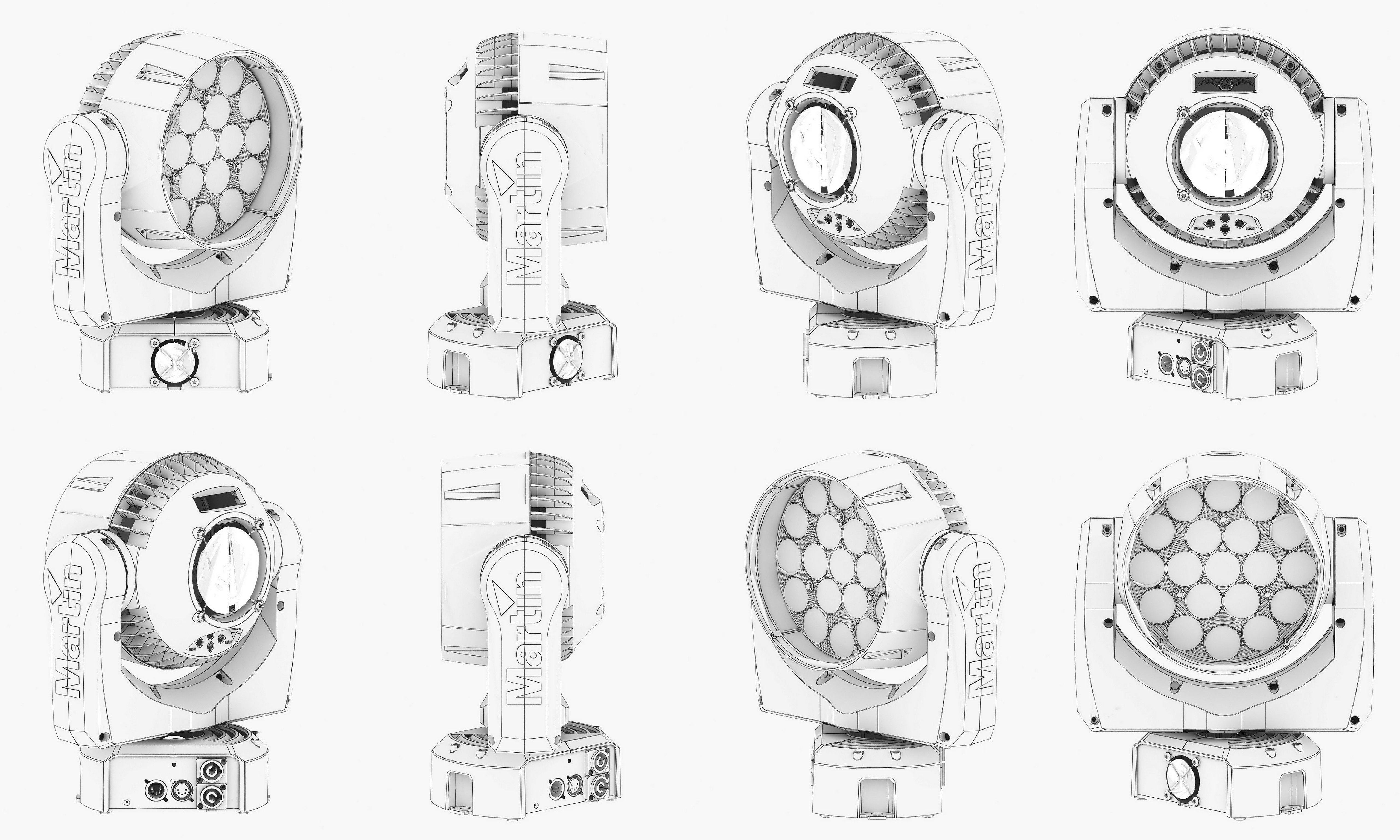 Stage - Light 3D model_1