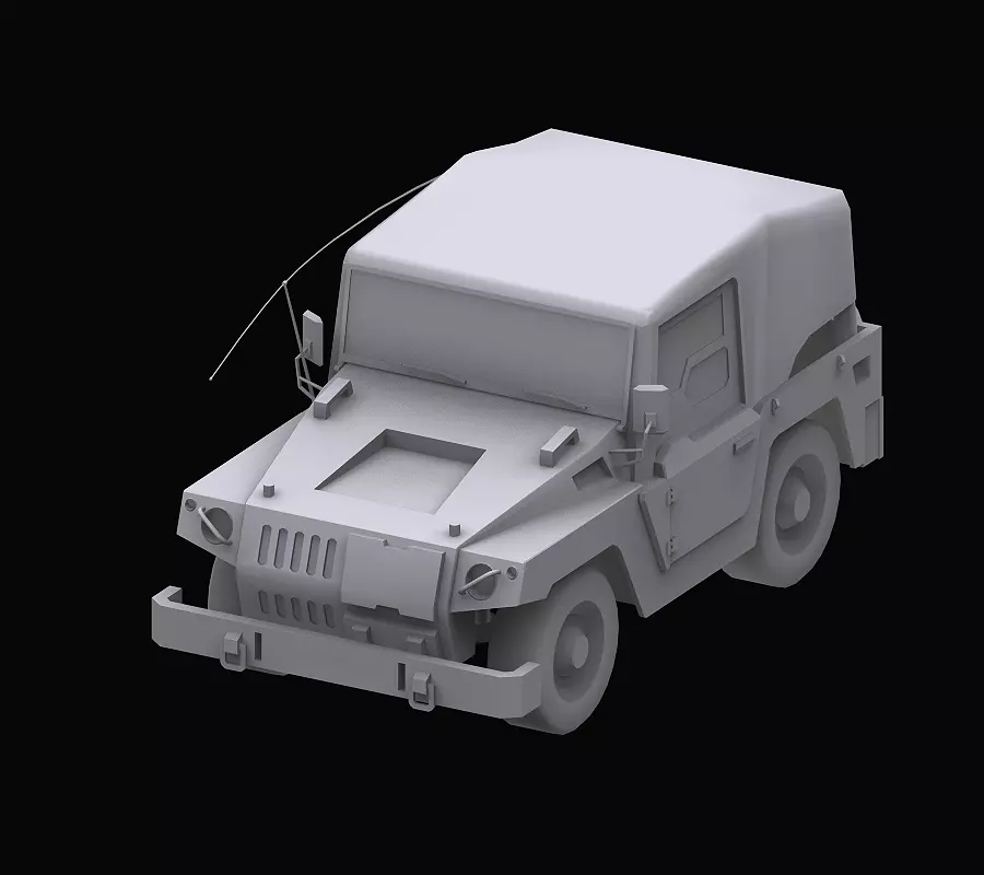 Gundam EF Jeep model 3D model