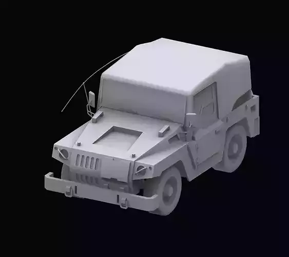 Gundam EF Jeep model 3D model