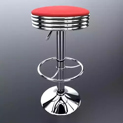 Diner Stool Free 3D model