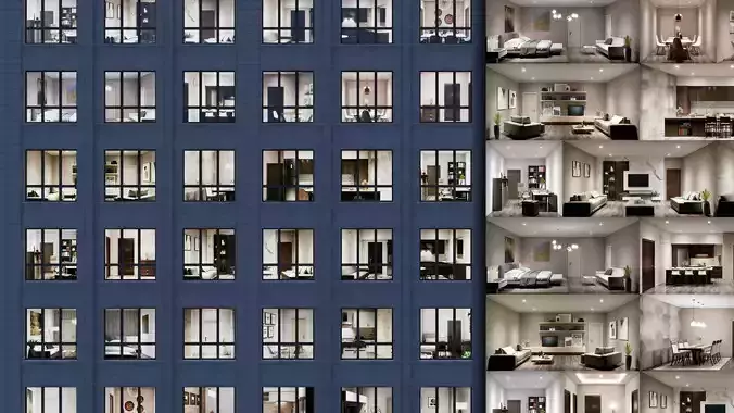 Residential interior textures for windows Texture