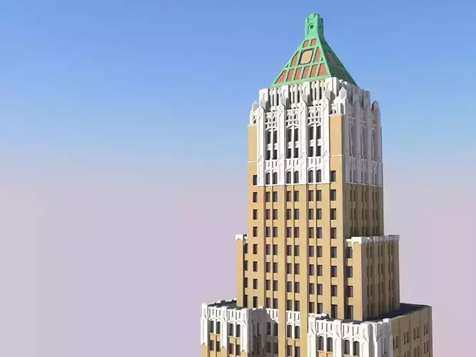 Philtower Building 3D print model