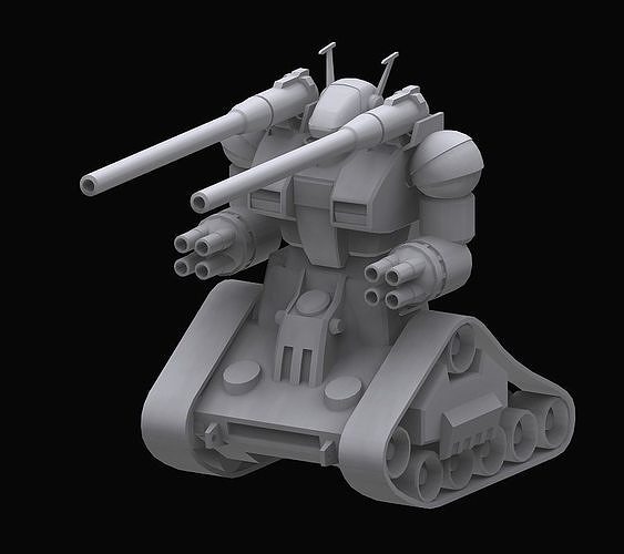 Gundam EF RX75 Guntank model 3D model