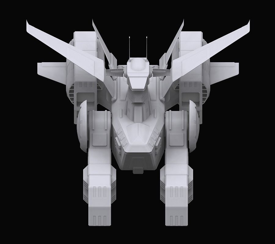 Gundam EF Whitebase model 3D model_4