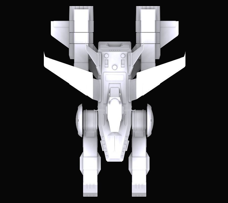 Gundam EF Whitebase model 3D model_8