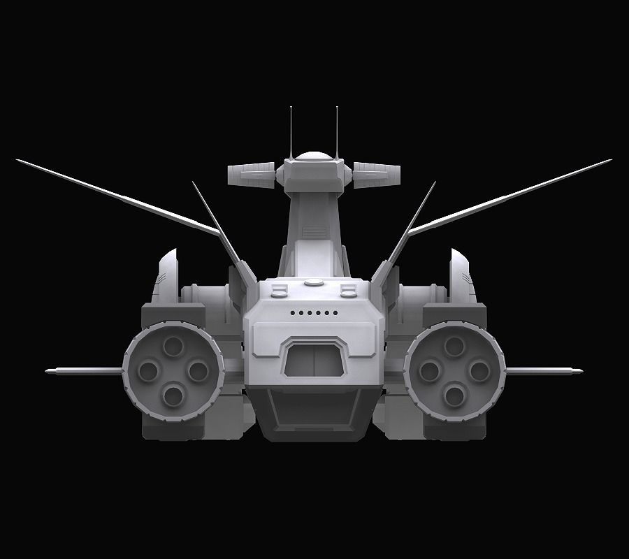 Gundam EF Whitebase model 3D model_7