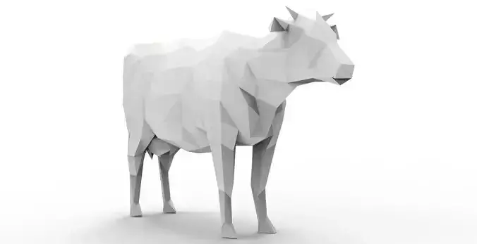 Lowpoly Animal - Cow