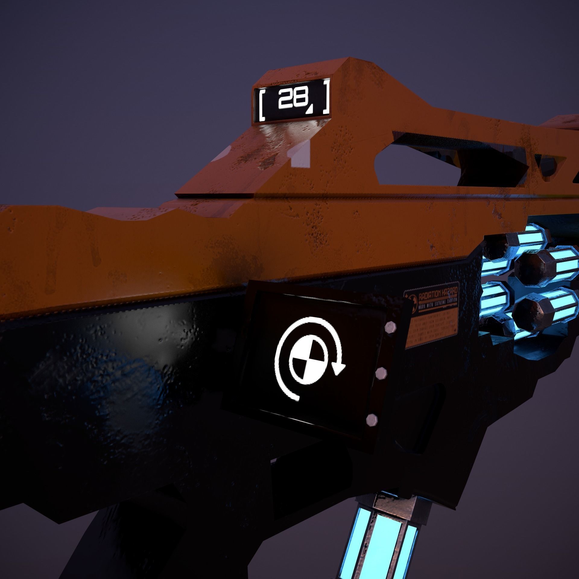 Conept Rifle  3D model_4