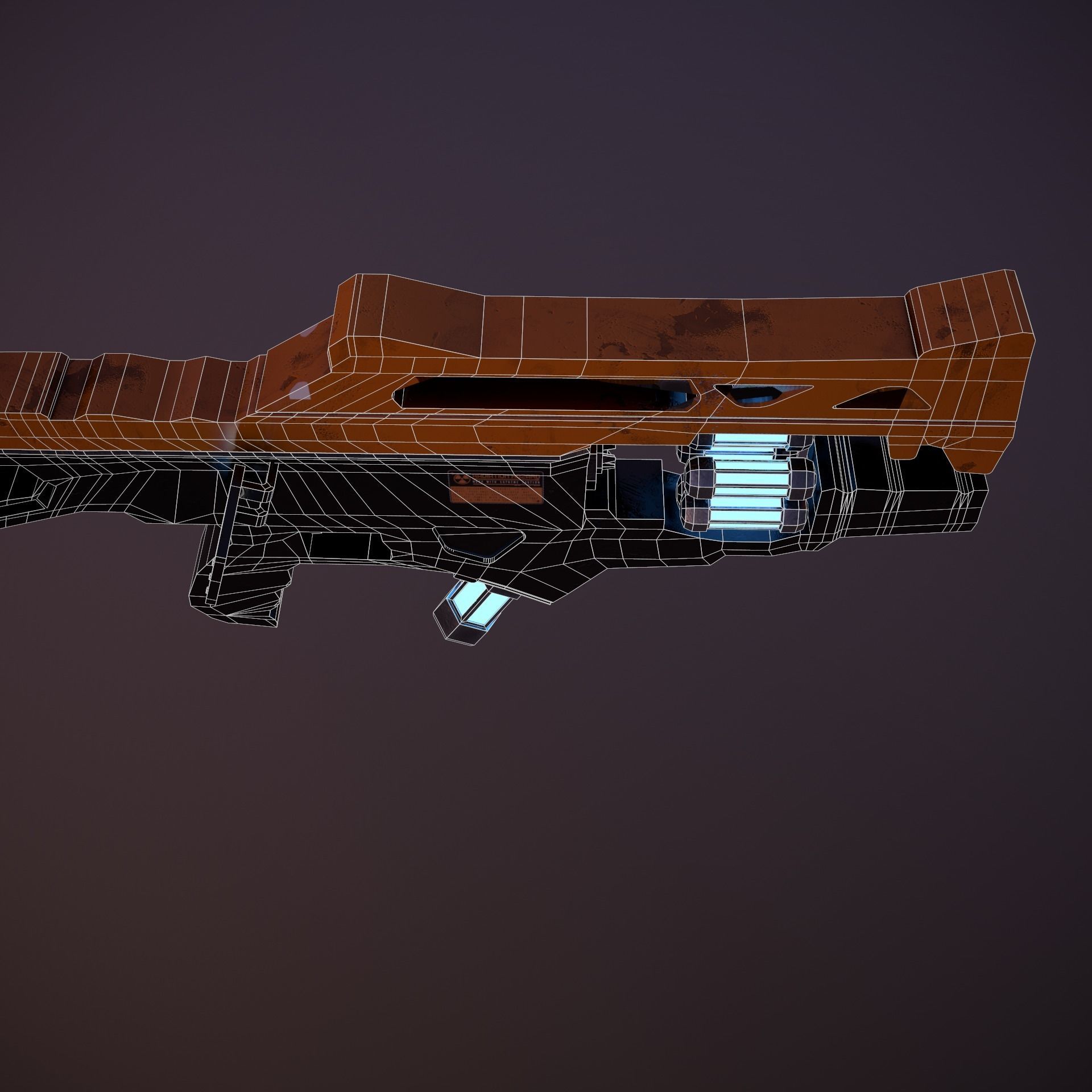 Conept Rifle  3D model_10