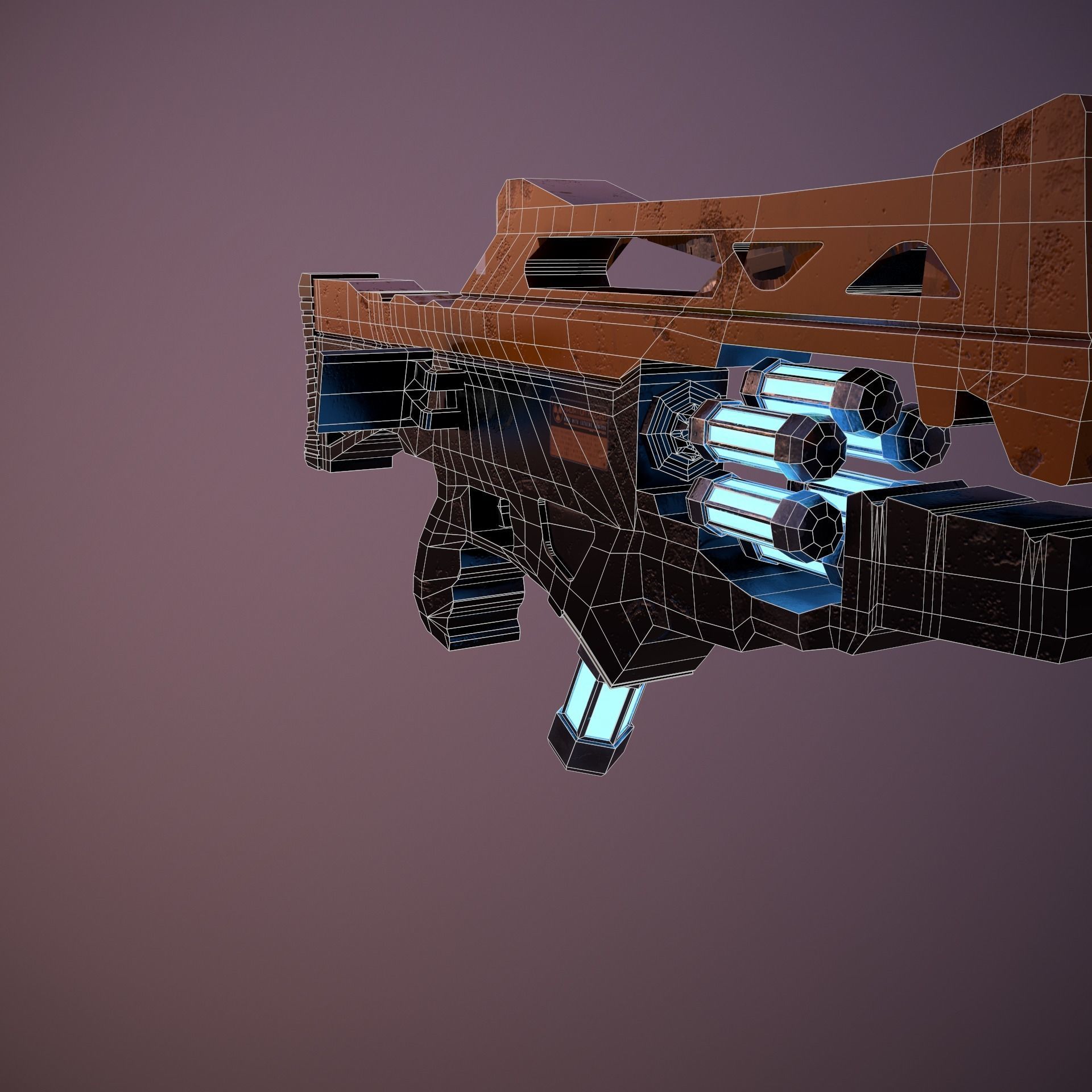 Conept Rifle  3D model_8