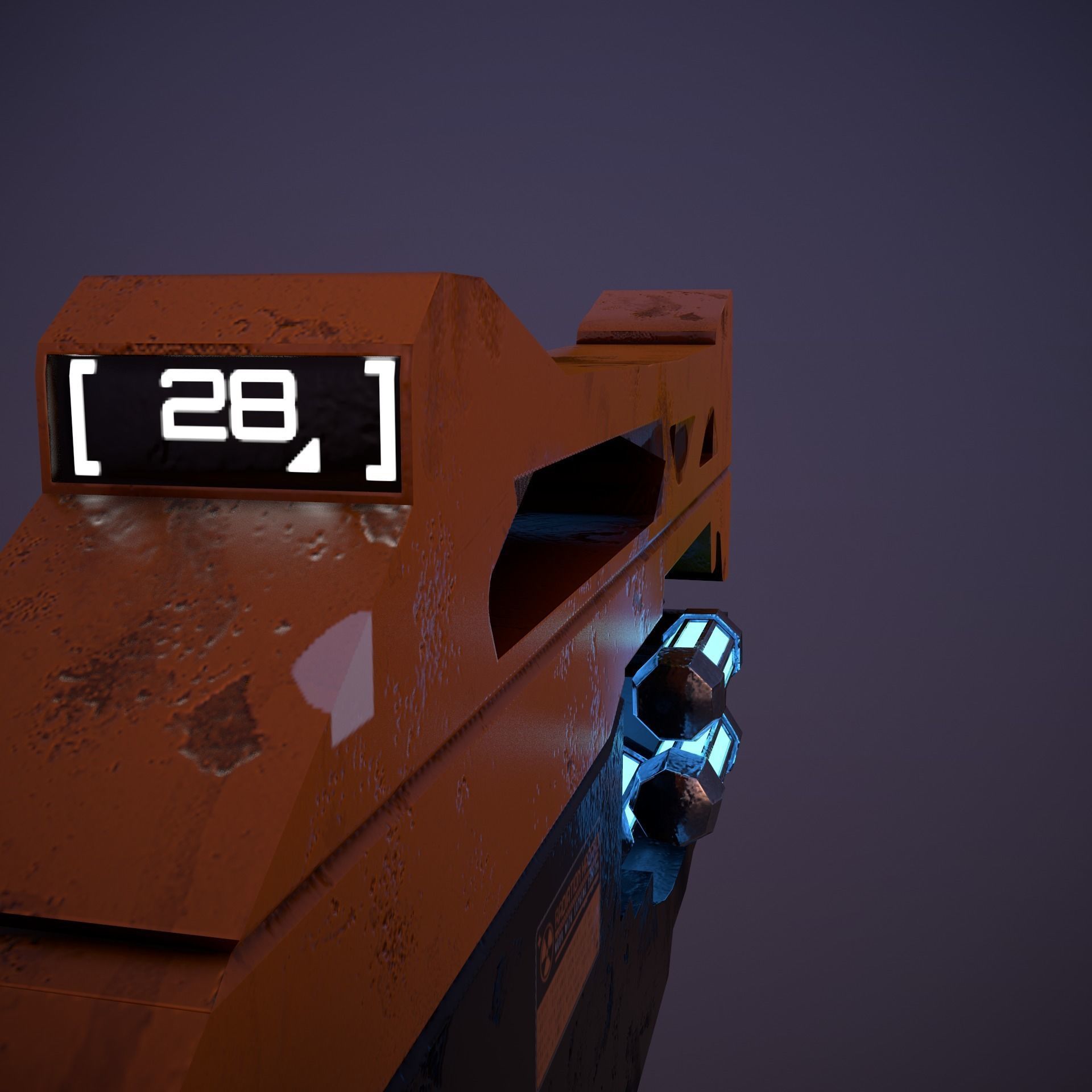 Conept Rifle  3D model_5