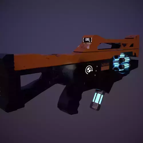 Conept Rifle  3D model