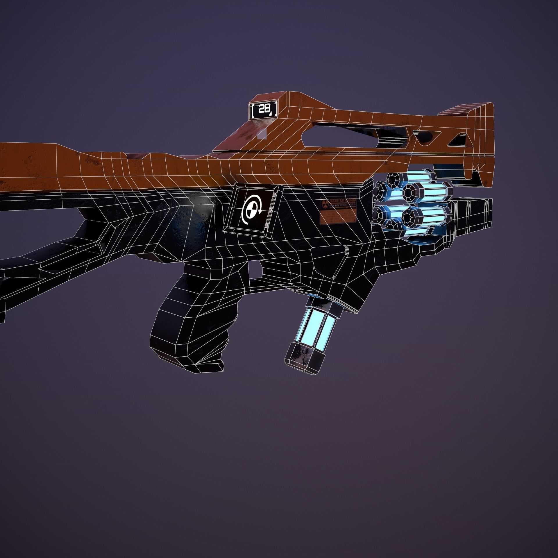 Conept Rifle  3D model_7