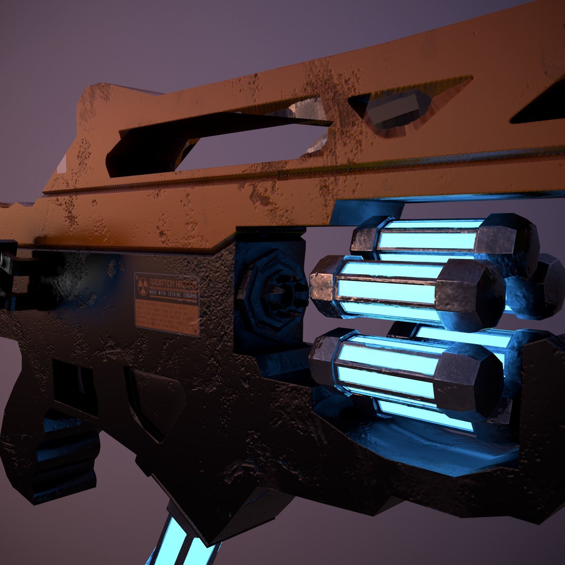 Conept Rifle  3D model_3