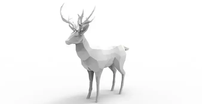 Lowpoly Animal - deer