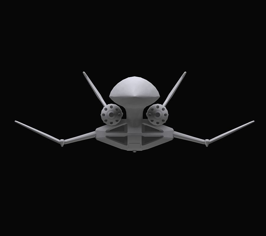 Gundam Zeon Dopp model 3D model_5