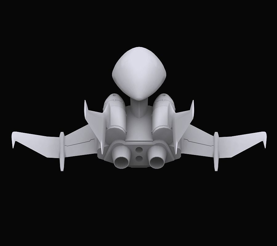 Gundam Zeon Dopp model 3D model_3