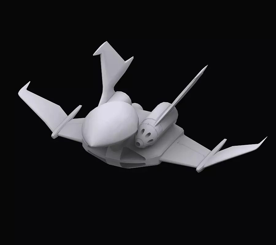 Gundam Zeon Dopp model 3D model_0