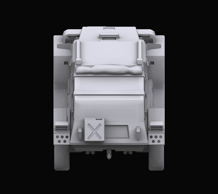 Gundam Zeon Jeep model 3D model_3