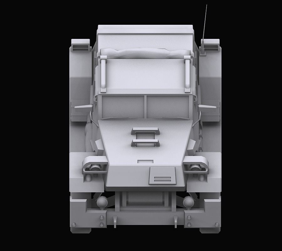 Gundam Zeon Jeep model 3D model_4