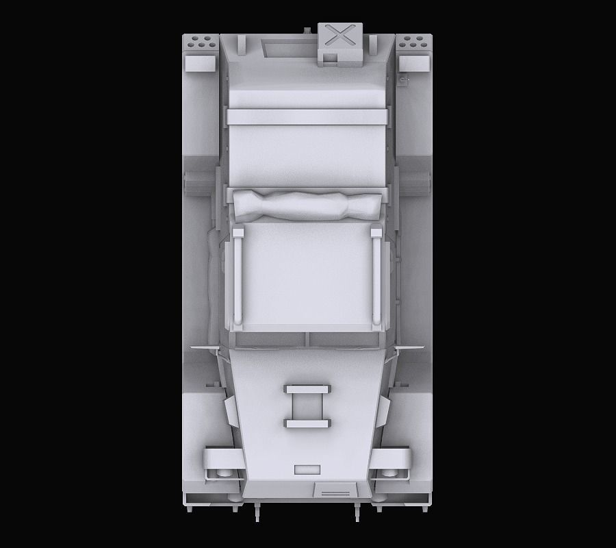 Gundam Zeon Jeep model 3D model_8