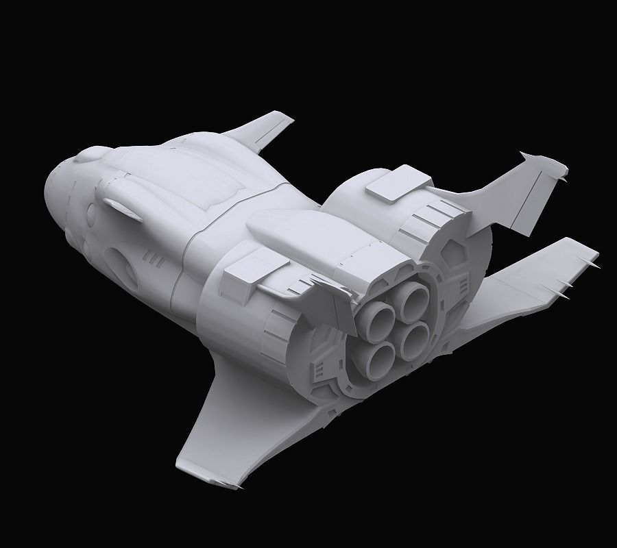 Gundam Zeon Zanzibar model 3D model_2