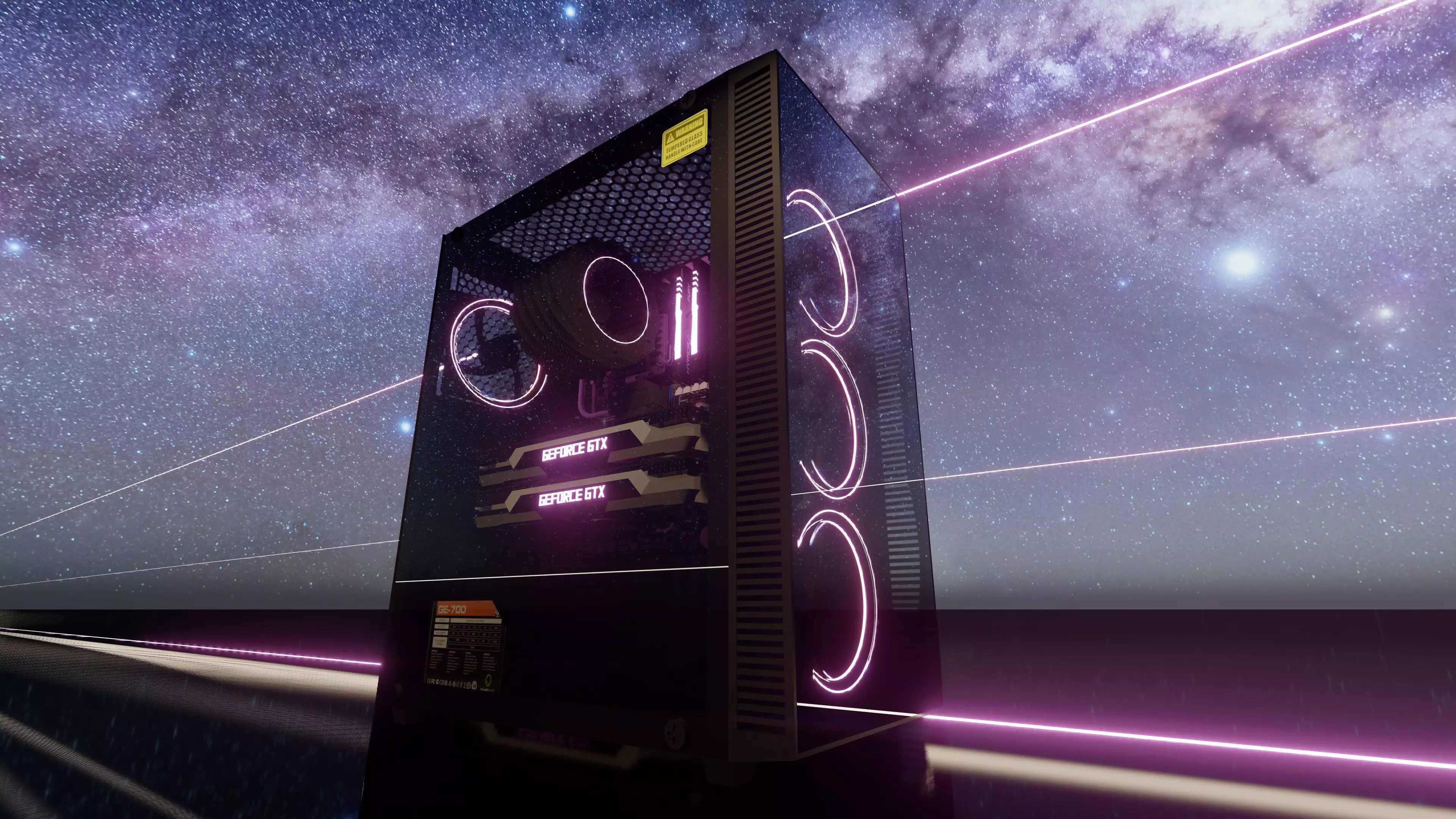 Computer assembly 3D model