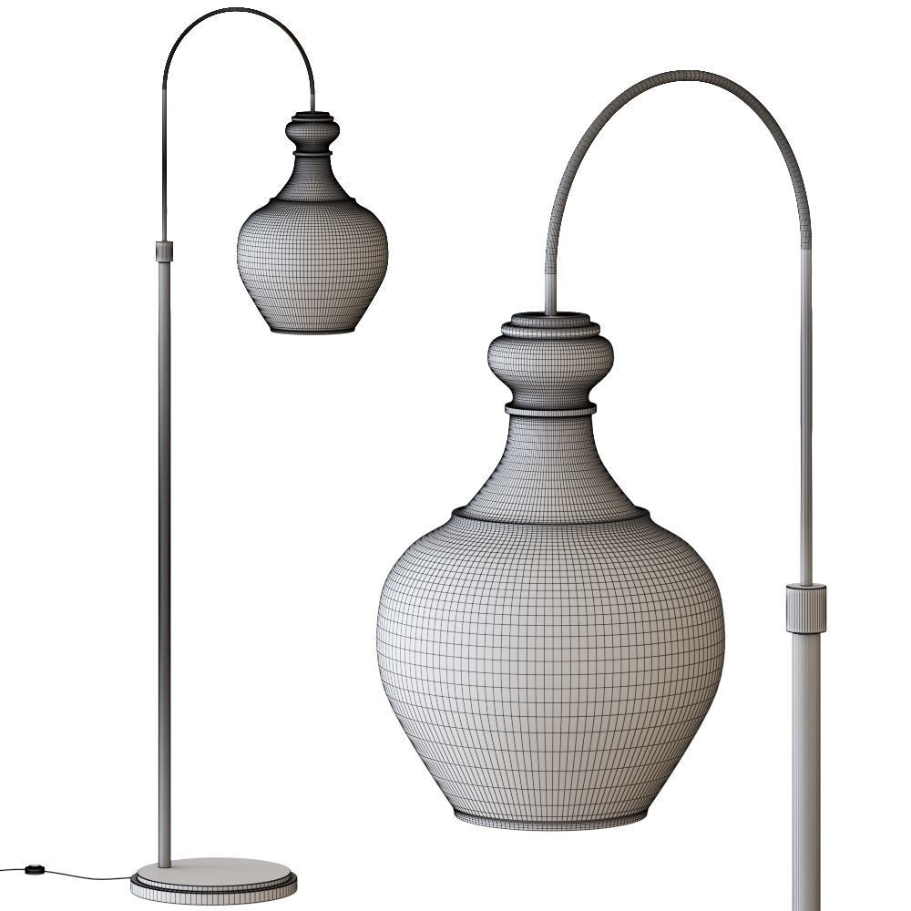 Potterybarn - Flynn Floor Lamp 3D model_1