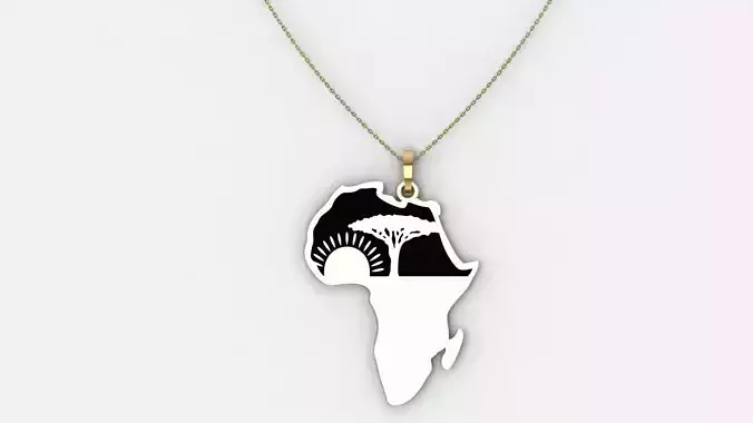 Africa necklace