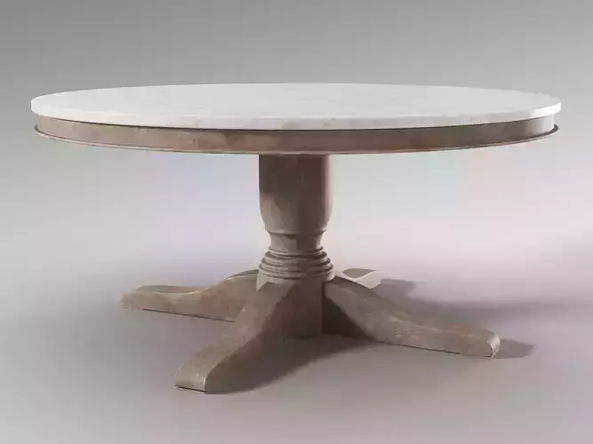 Pottery Barn - Alexandra 39inch Round Marble Coffee Table