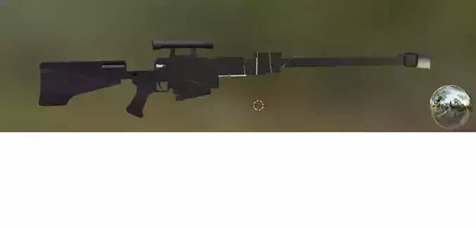 Sniper rifle in game