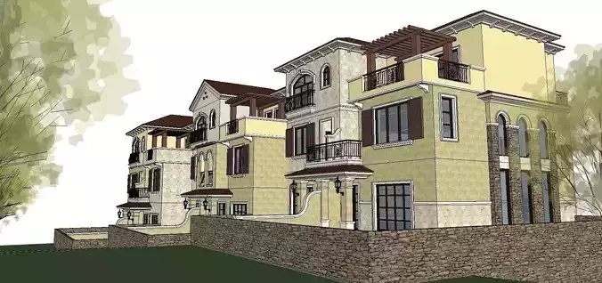 Nobility-History-Castle-Villa-066 architectural residential building