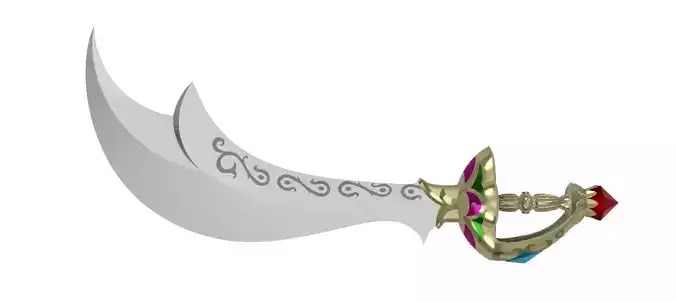 Scimitar of the Seven STL Files Legend of Zelda
