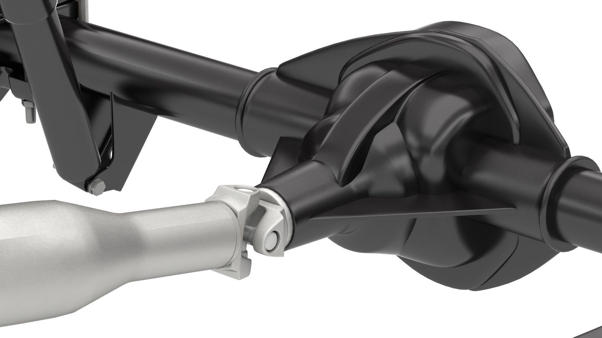 DUALLY AXLE AND DRIVESHAFT 3D model_4