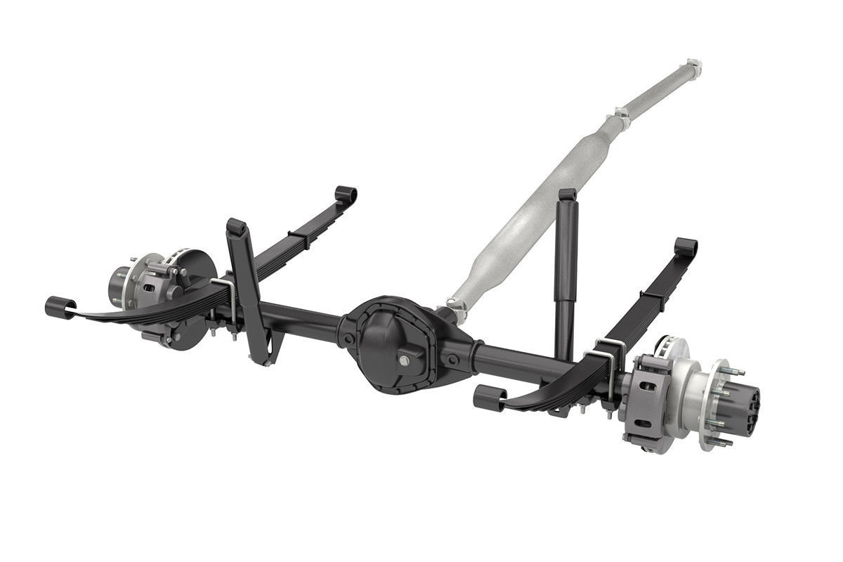 DUALLY AXLE AND DRIVESHAFT