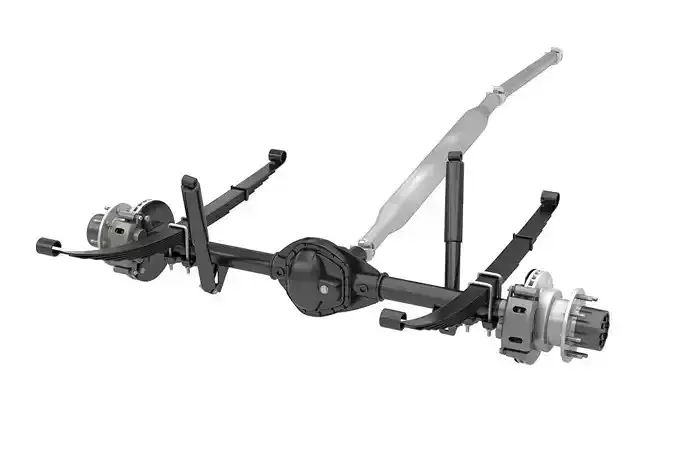DUALLY AXLE AND DRIVESHAFT 3D model