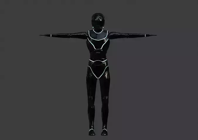 Sci Fi Woman Free 3D model
