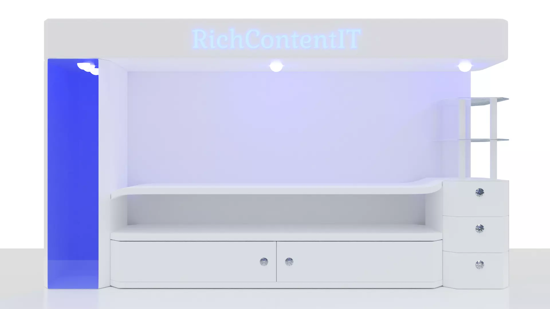 TV Cabinet for 55-inch TV 3D model