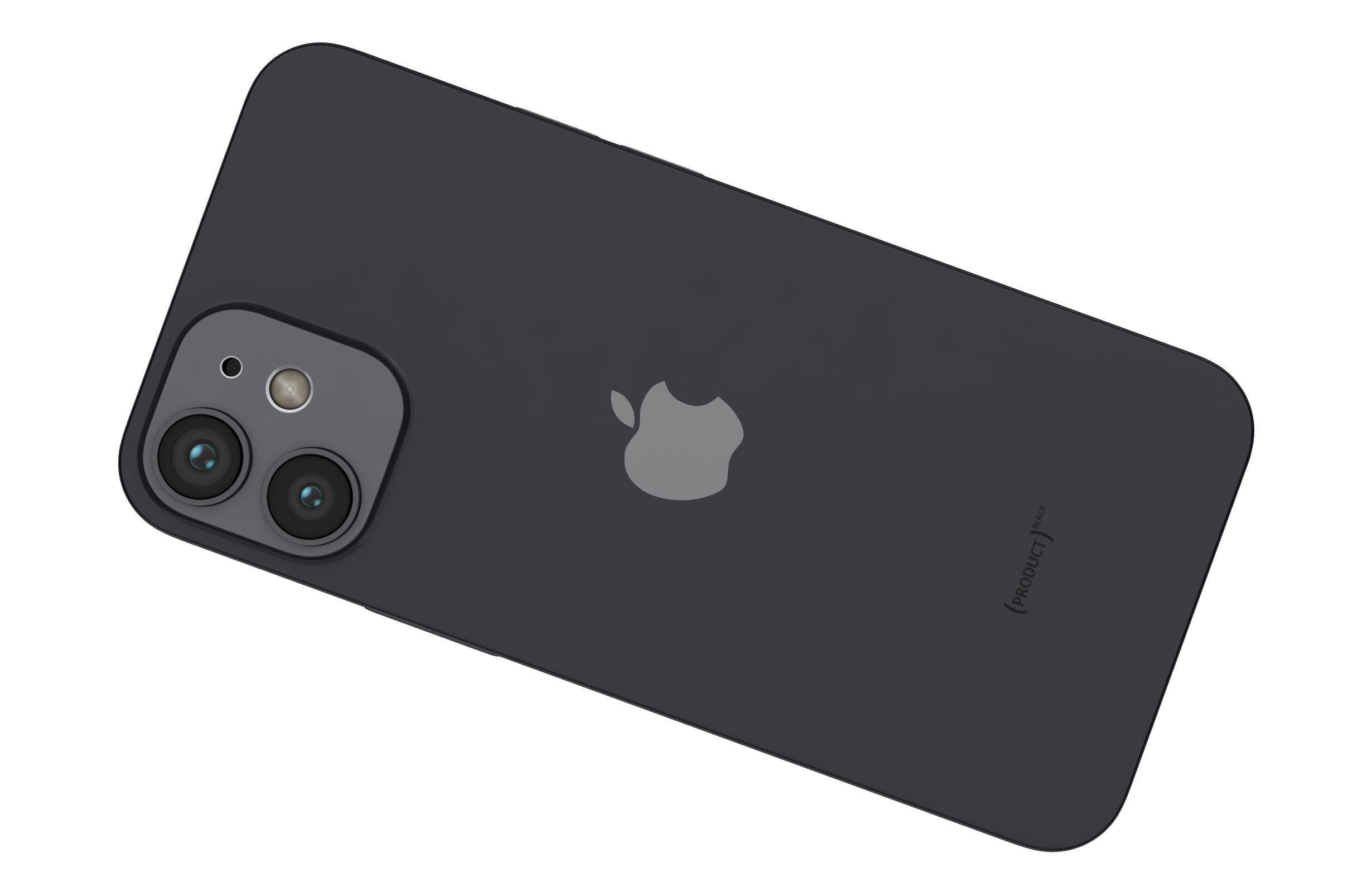 Apple iPhone 12 Mini Black 3D model_9