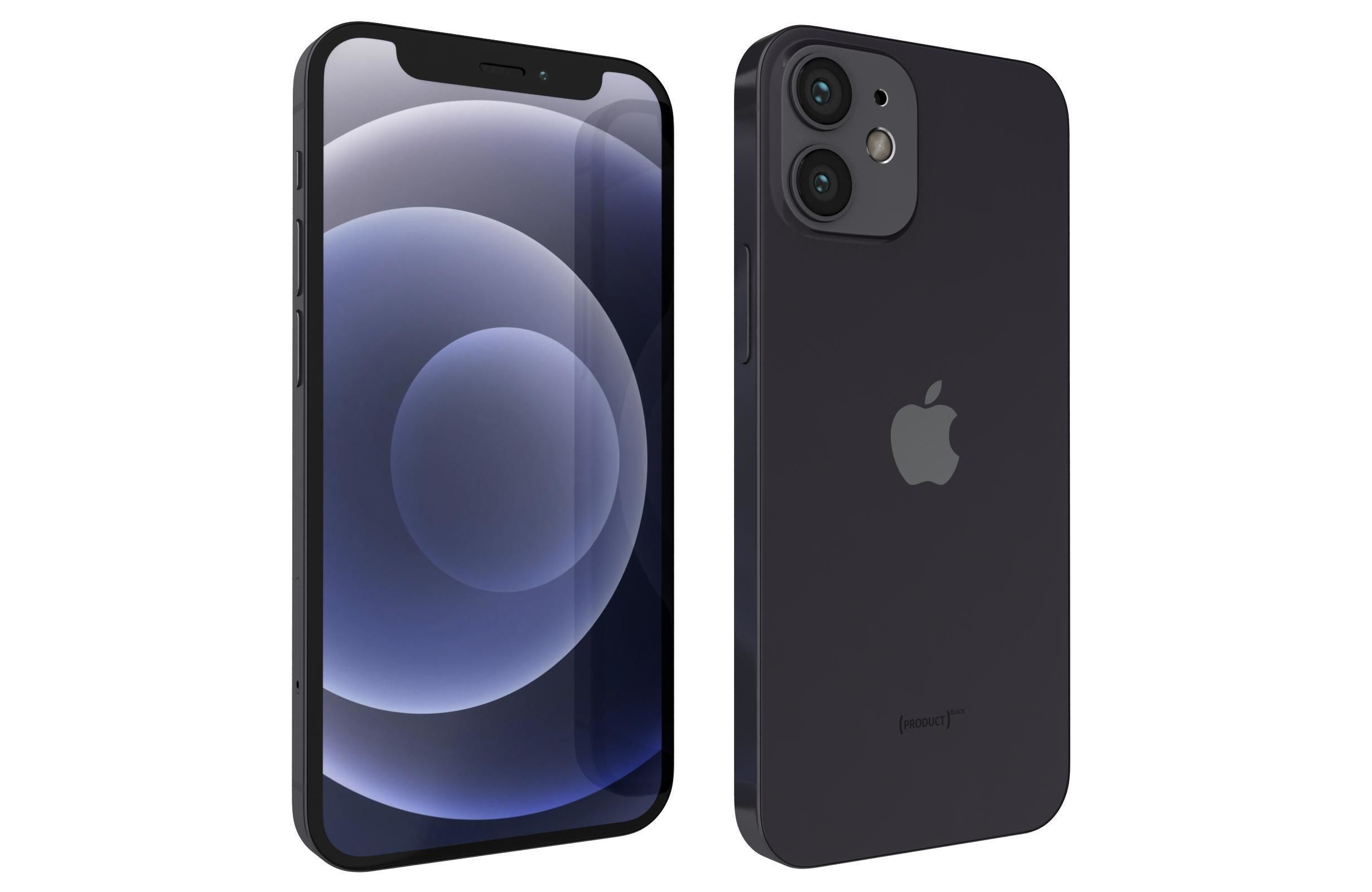 Apple iPhone 12 Mini Black 3D model_7