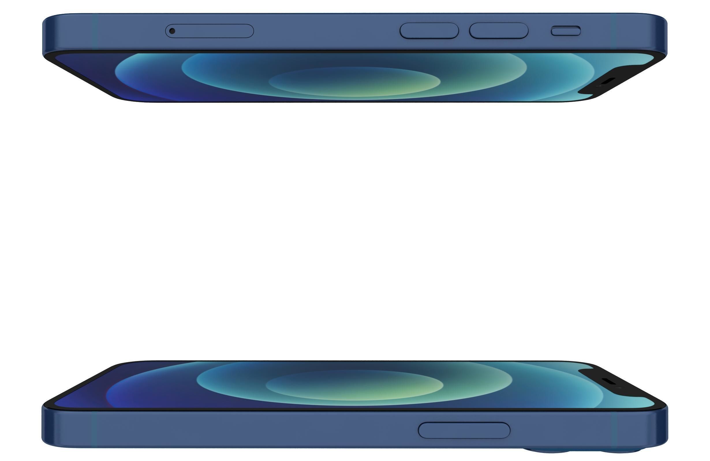 Apple iPhone 12 Mini Blue 3D model_7