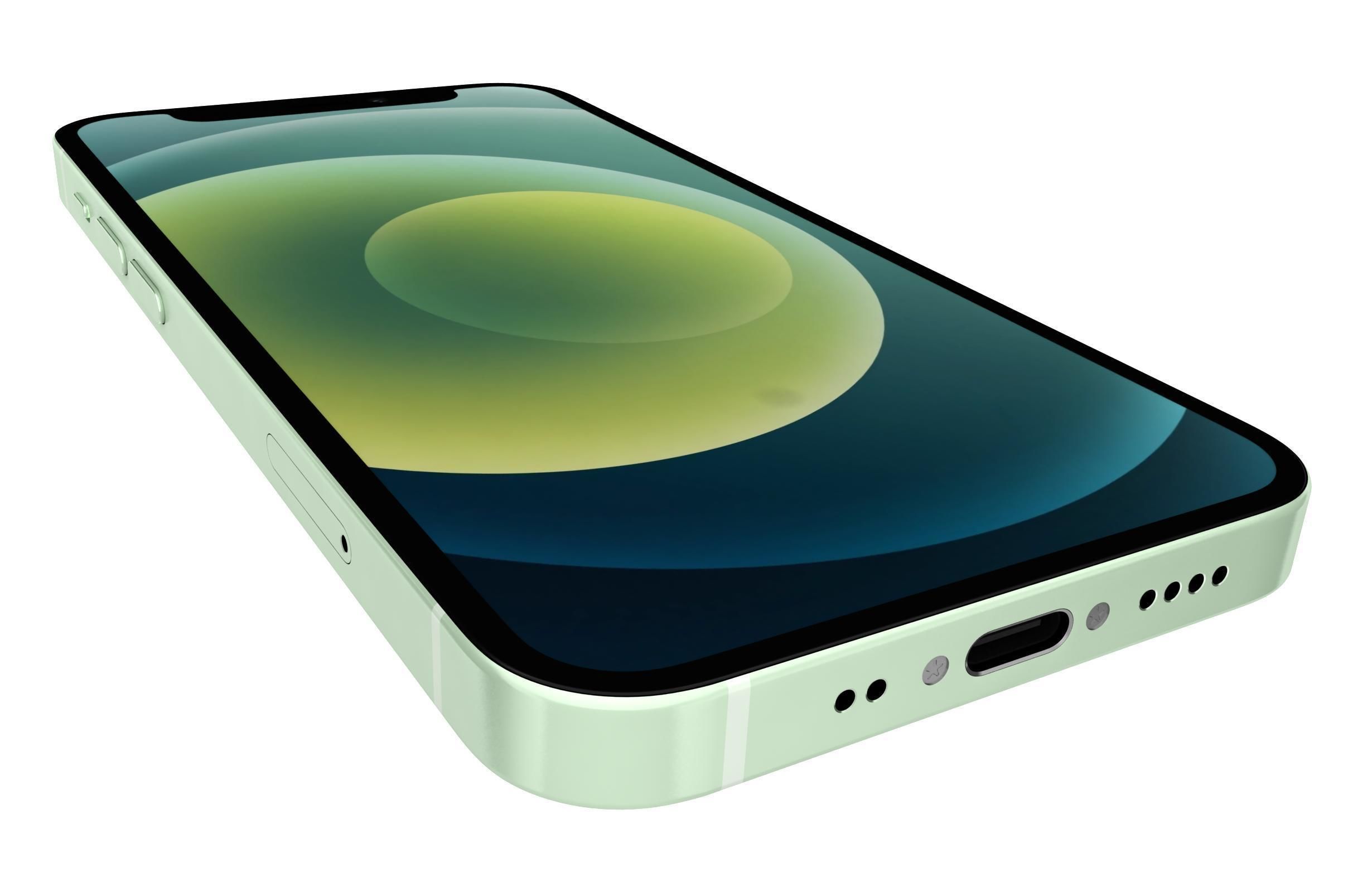 Apple iPhone 12 Mini Green 3D model_12