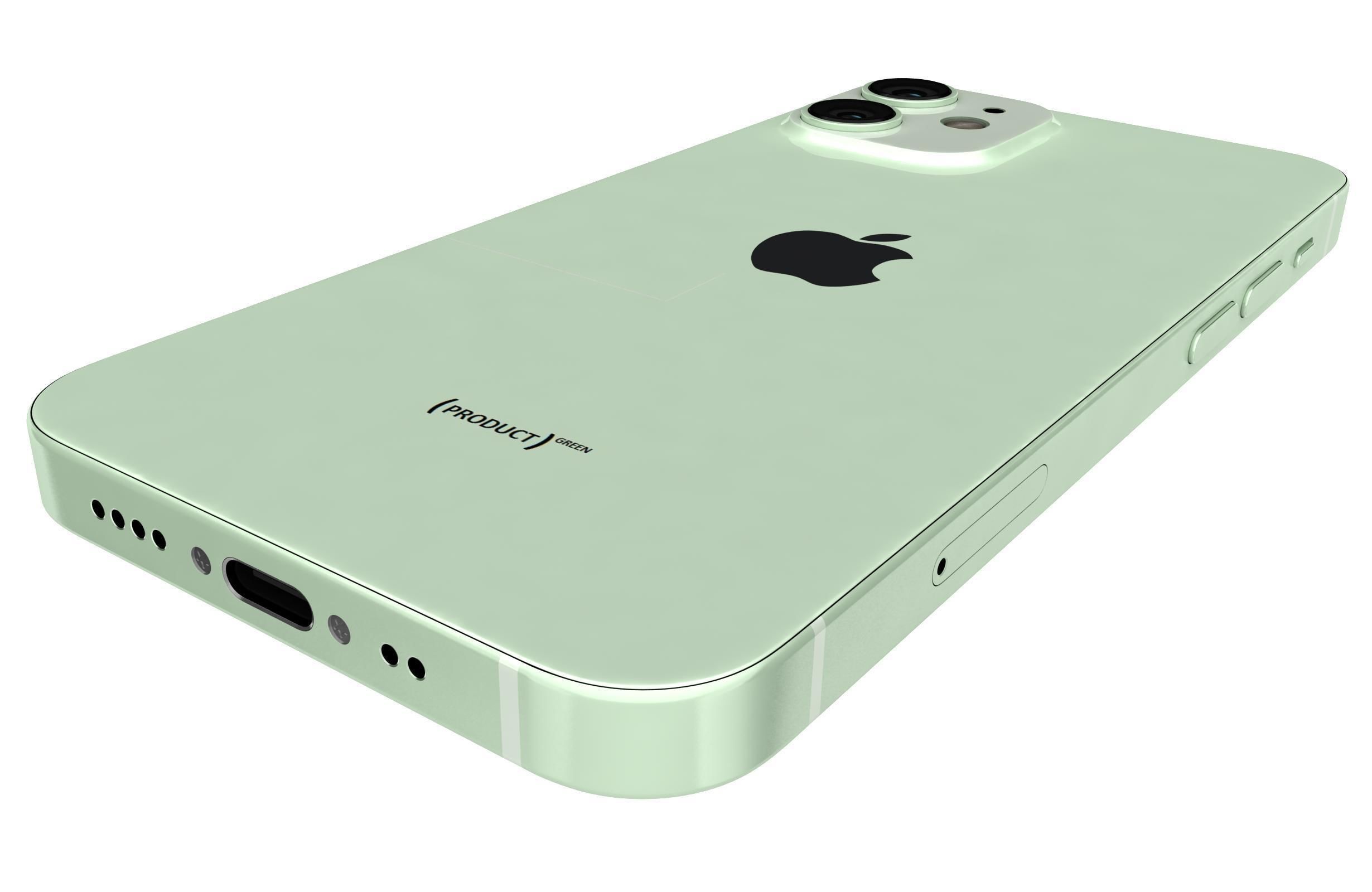 Apple iPhone 12 Mini Green 3D model_15