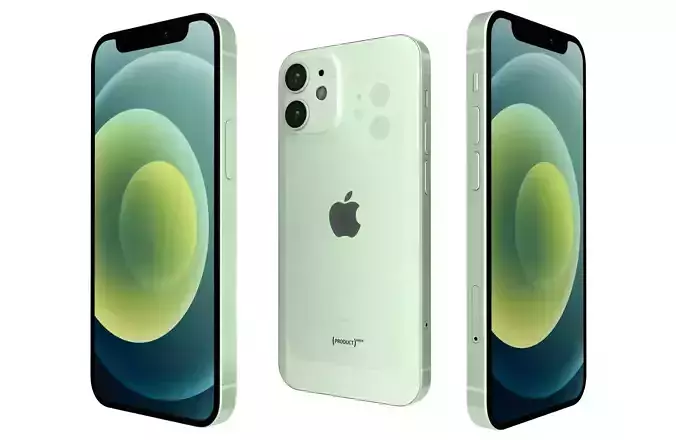 Apple iPhone 12 Mini Green 3D model | CGTrader