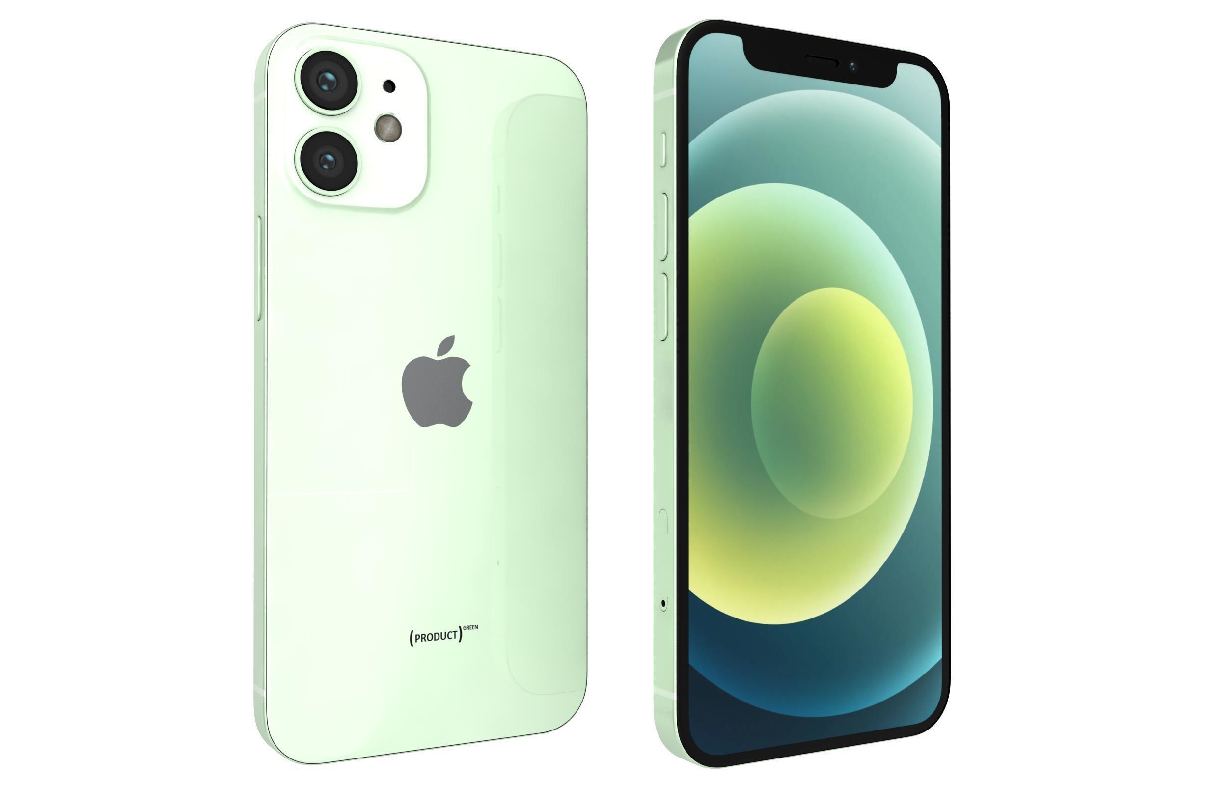 Apple iPhone 12 Mini Green 3D model_6
