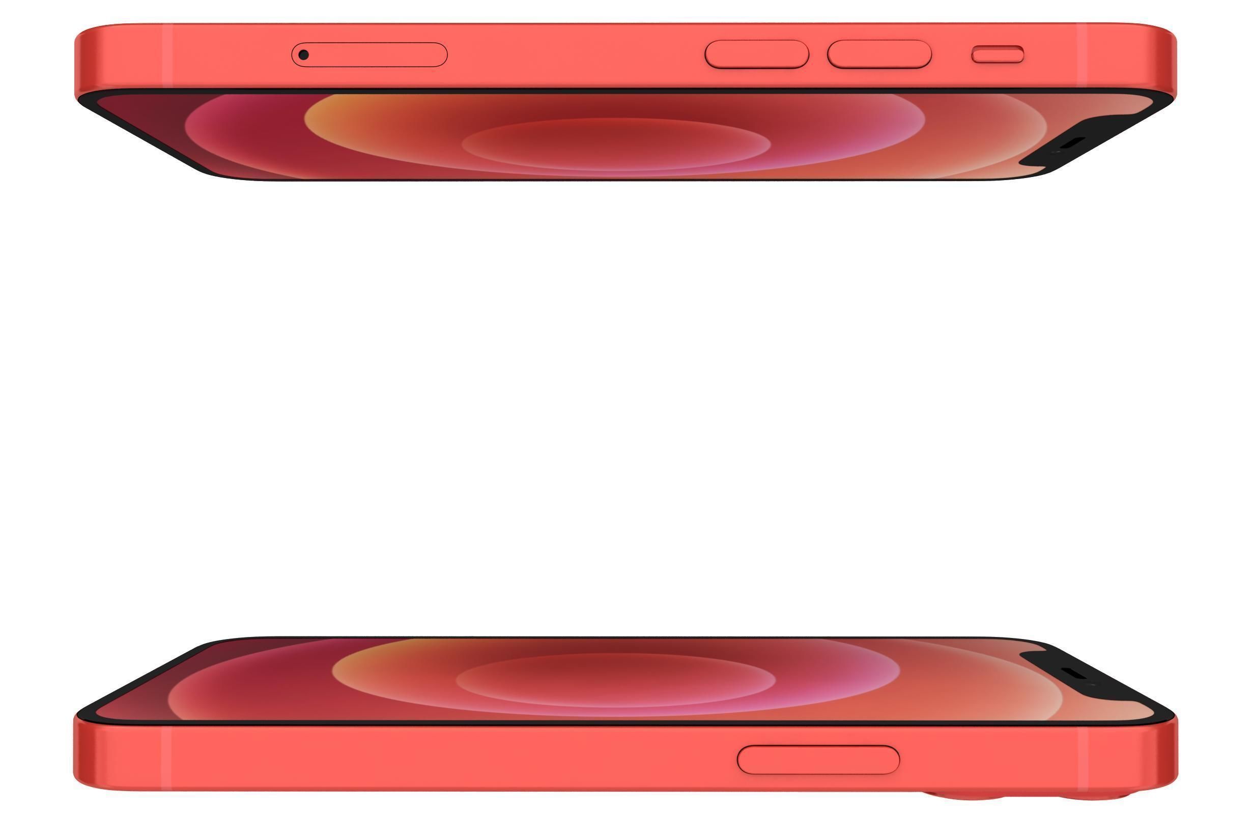 Apple iPhone 12 Mini Red 3D model_7
