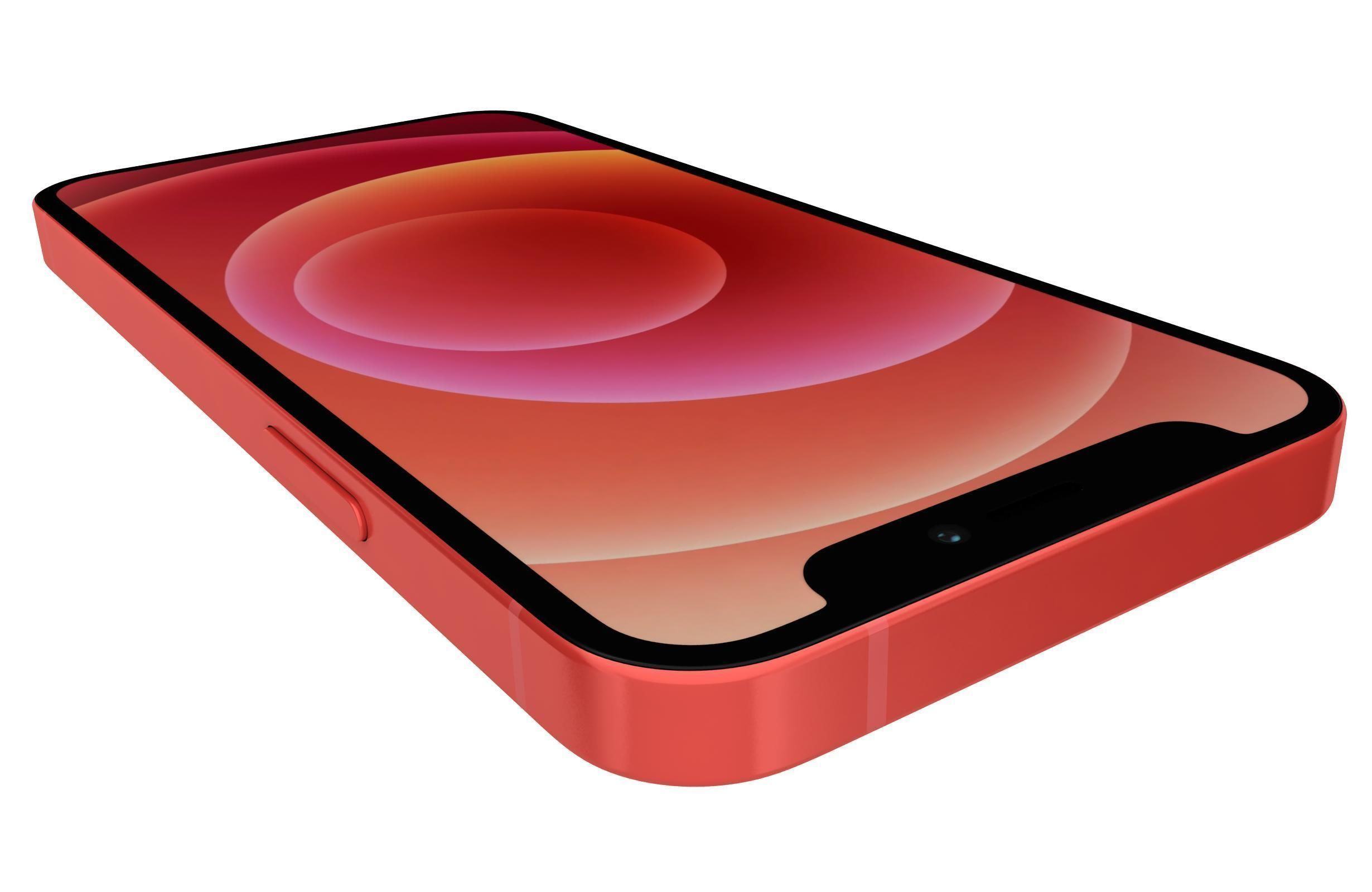 Apple iPhone 12 Mini Red 3D model_13