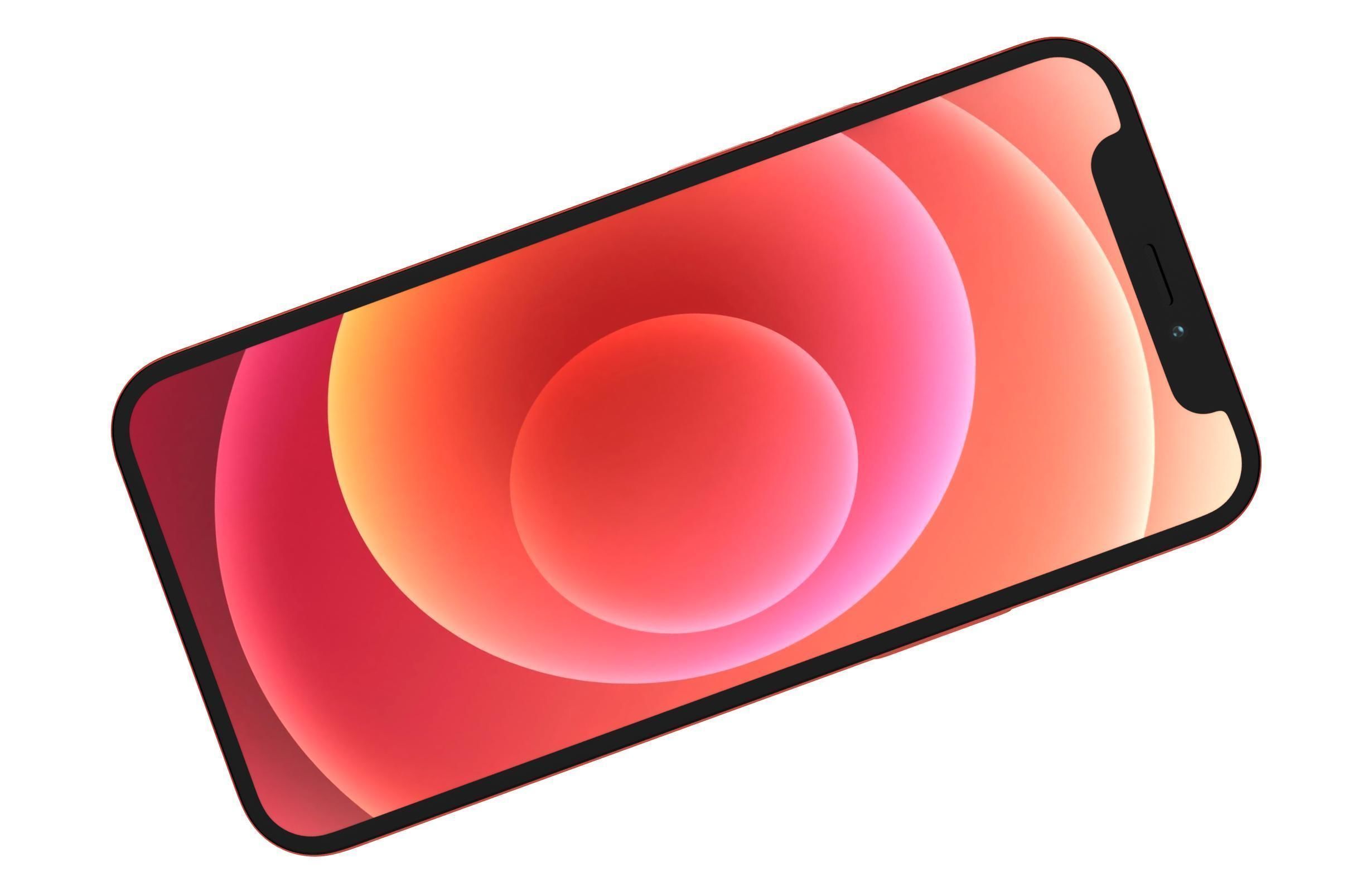 Apple iPhone 12 Mini Red 3D model_10