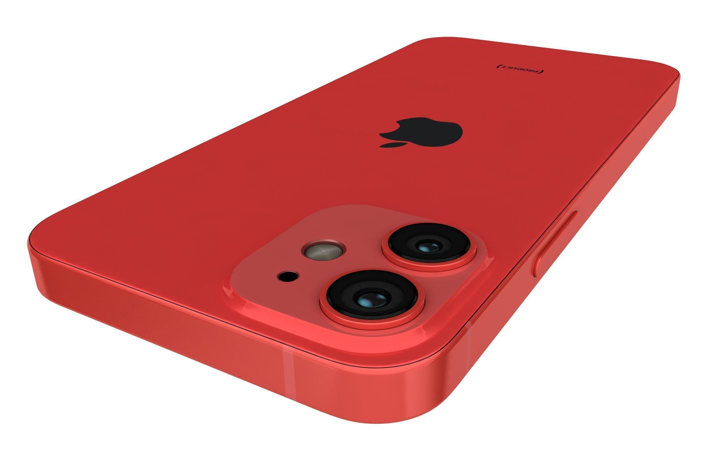 Apple iPhone 12 Mini Red 3D model_15
