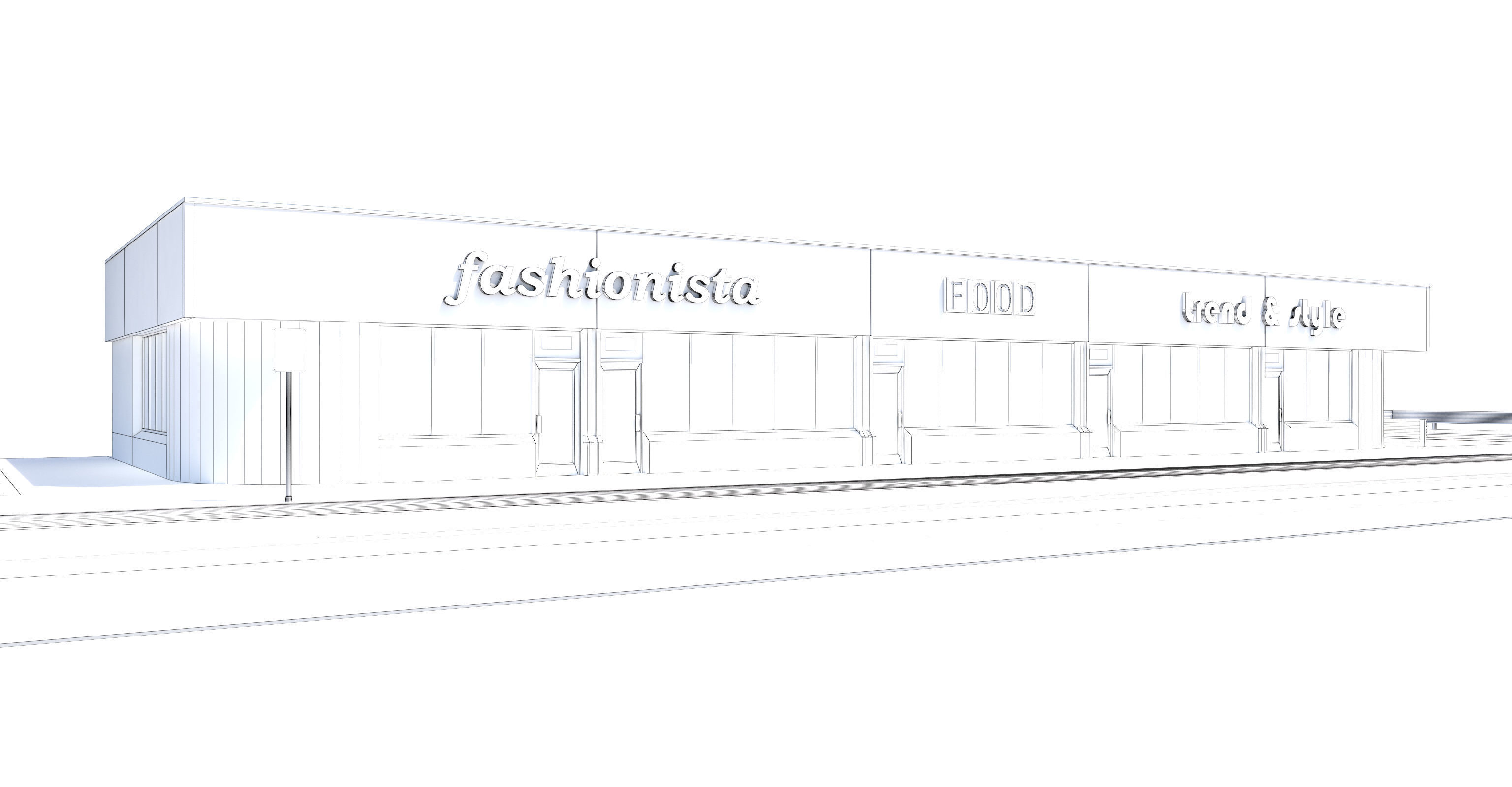 Retail-078 Retail Store 3D model_13